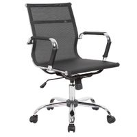 Basics Studio Stan Mid Back Chair - Black Mesh